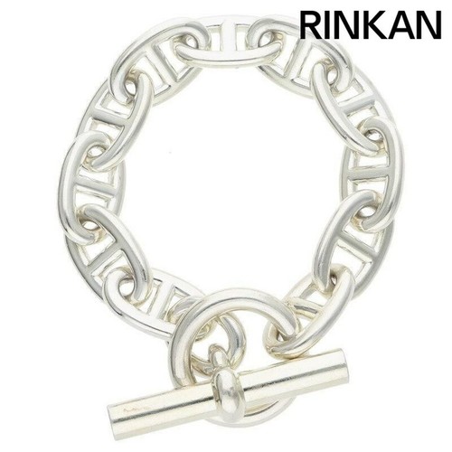 HERMÈS Bracciale Hermes Chaine d'Ancre TGM Sheine Argento Caviglia Bracciale Uomo 11LINK