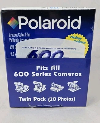 Sealed 2 Pack Polaroid 779 Plus Film 10 Exposures Each 20 Total. Expired 7/05 - Image 1 of 4