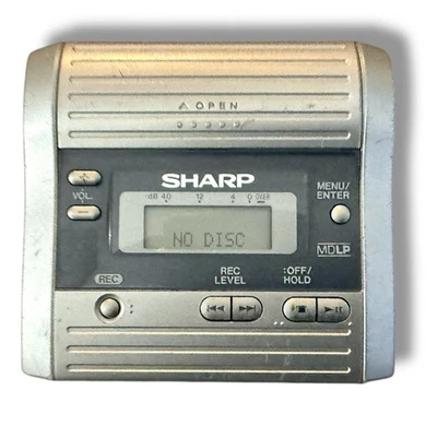 Sharp MD-MT280E (S) Mini Disc Player Vgc Working Md Recorder Walkman (15 - Image 1 of 4