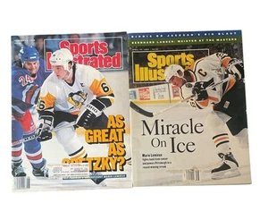 Mario Lemieux - Lot of 2: Sports Illustrated Magazines Feb. 1989 & April 1993 - Picture 1 of 3