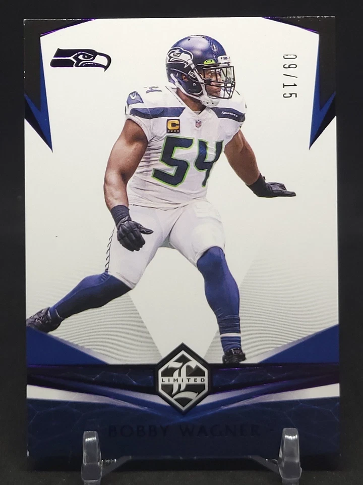 2020 Panini Limited Bobby Wagner Purple Foil Parallel /15 #10 Seattle Seahawks - Image 1 of 2