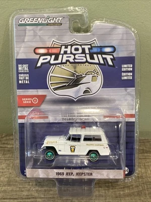 Jeep Jeepster Chase 1969 Greenlight Toledo Police nuevo sellado Foto 1 de 4