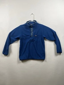 Patagonia Youth Synchilla Lightweight Snap-T Fleece Blue Pullover L 12 - Picture 1 of 10