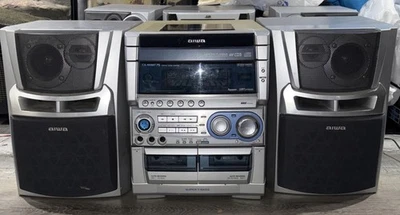 Aiwa CX-NHTM75 Stereo System Cassette Tape CD AM/FM - Image 1 of 4