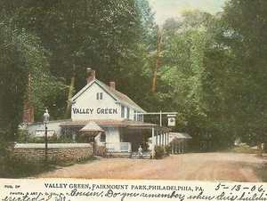 Valley Green Fairmount Park Philadelphia PA UDB Postkarte - Bild 1 von 1