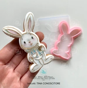 Alice Nel Paese Delle Meraviglie Bianconiglio Cookie Cutter Formine Biscotti 7,5 - Picture 1 of 1