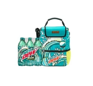 Mountain Dew Baja Blast 6 pack 16.9 fl oz bottles & Kanga Cooler Bundle NEW - Picture 1 of 4