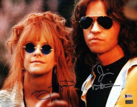 MEG RYAN & VAL KILMER Signed "The DOORS" Movie 11x14 Photo Beckett BAS #H78398 Cover