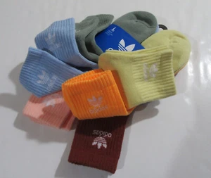 Adidas Quarter Crew mehrfarbige Socken 6er-Pack passt Schuhgröße Herren 8-12 Damen 10-13 - Bild 1 von 4