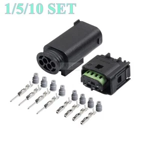 4 Pin TE MQS Automotive Male Female Connector Plug Socket Kit for VW AUDI BMW - Picture 1 of 3