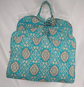 NWT Vera Bradley Totally Turq Hanging Garment Clothing Travel Bag shoulder strap - Picture 1 of 10