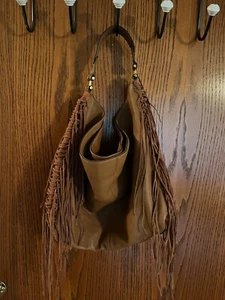Rebecca Minkoff Tan Fringe Large Bag - Picture 1 of 3