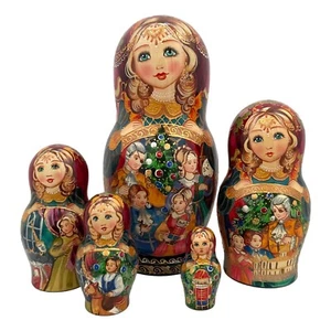 Nutcracker Unique Russian Hand Painted Collectible Museum Quality Nesting DOLL - Picture 1 of 5