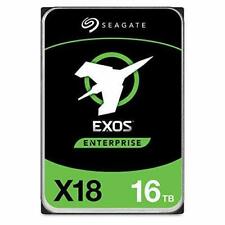 Seagate Exos X18 (7200RPM, 3.5-inch, SATA III, Standard Format) 16TB Internal Enterprise Drive - ST16000NM000J