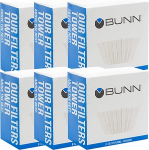 8-12 Cup Coffee Filters, 6 Each, 100Ct - Picture 1 of 12