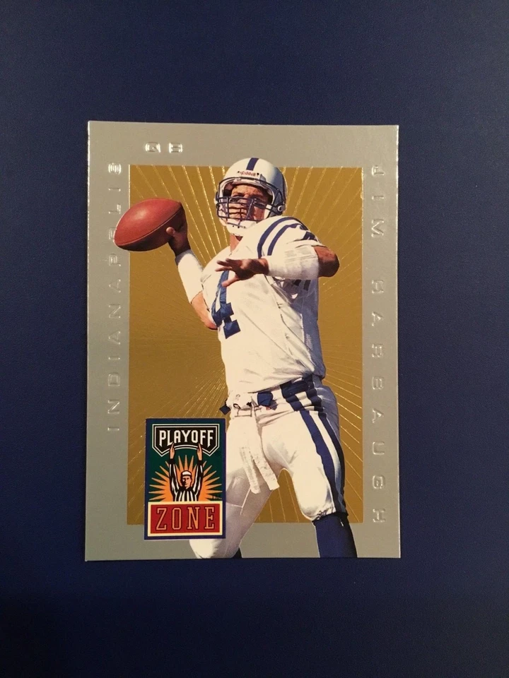 1996 Playoff Zone # PZ-6 JIM HARBAUGH Insert Colts RARE - Image 1 of 1