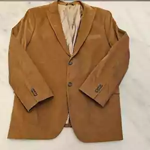 Banana Republic Tailored Fit Cotton Corduroy Sport Coat Blazer 46R - Camel - Picture 1 of 7