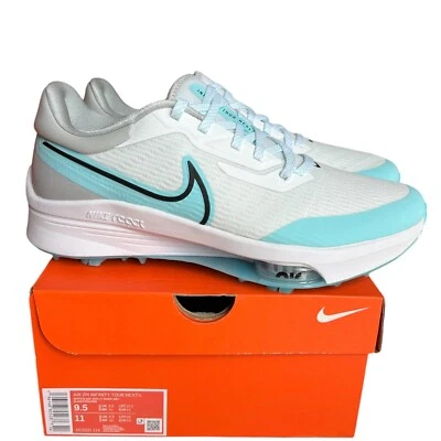 Туфли для гольфа Nike Air Zoom Infinity Tour NEXT размер 9,5 белые/Copa DC5221-114 - Изображение 1 из 4