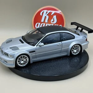 MINICHAMPS 1/18 BMW M3 E46 GTR STREET 2001 silver carbon roof Diecast 100012102 - Picture 1 of 23
