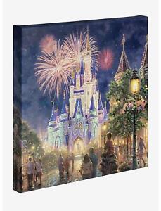 Thomas Kinkade Main Street USA - Disney World 14 x 14 Canvas Wrap
