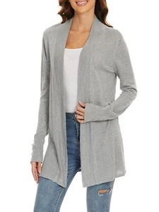 Women's Cardigans Long Sleeve Lightweight Sweater Dressy Casual Trendy Light ... - Picture 1 of 7