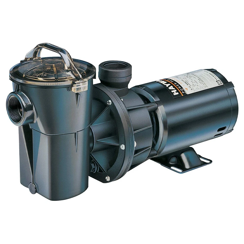 Hayward W3SP1580X15 Power Flo Above Ground Swimming Pool Pump, 1.5 HP With Cord - Image 1 of 1