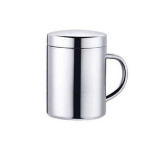 Double Wall Stainless Steel Coffee Mug Shatterproof Travel Tumbler Jug Tea Cup - Picture 1 of 17