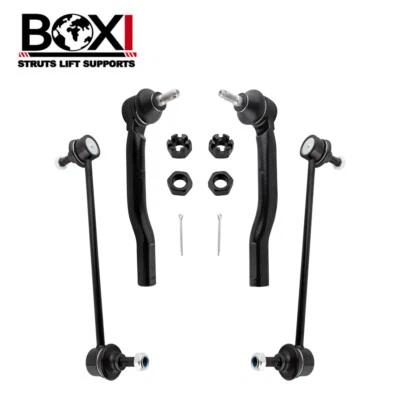 4x Barra estabilizadora de dirección delantera extremo de barra de amarre exterior para Nissan Versa Cube 2007-2012 Foto 1 de 4