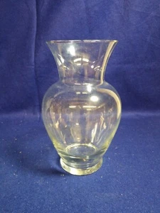 Large Crystal Vase, 10 1/2" tall, Opening on the top is 5" - Picture 1 of 8