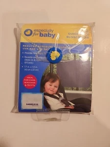 Especially For Baby Quick Stick 2-Car Window Sunscreens 17X13” Blocks UVA/UVB - Picture 1 of 2