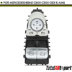 Power Window Switch for Mercedes-Benz C200 C300 C63 S AMG Front Driver Left Side - Picture 1 of 8