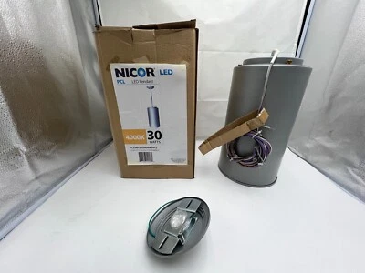 Nicor Led Cylinder Pendant PCL08130U408NSVCL 4000K 30 Watts 100V-277V 0.3A - Image 1 of 4