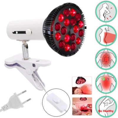 E27 Infrarotlampe 660+850nm LED Rotlicht Therapielampe Lichttherapie Wärmelampe - Bild 1 von 4