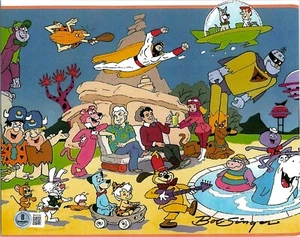 BOB SINGER SIGNED AUTOGRAPH 8X10 PHOTO SCOOBY DOO ANIMATOR BECKETT BAS COA - Picture 1 of 1