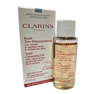 Clarins Total Cleansing Oil Waterproof Makeup Remover Travel Size 10ml - Picture 1 of 3