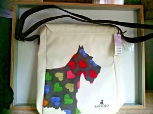 Sac bandoulière motifs chiens Scottish Santoro neuf   - Picture 1 of 4