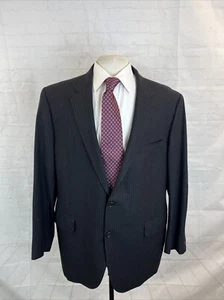 HERBST/WINTER Coppley Herren schwarz Streifen Wolle Kaschmir Mischung Anzug 46R 40X29 $ 1.595 - Bild 1 von 15