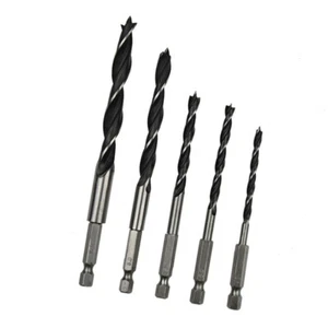 5 Pcs Hochstahlbohrer Bohrerset Sechskantbohrer Bohrer Metall - Bild 1 von 11