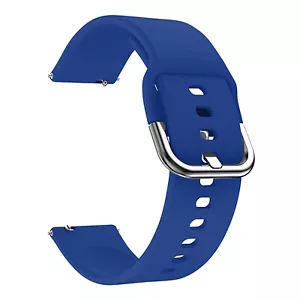 Correa de reloj inteligente de repuesto con hebilla de silicio de 20 mm y 22 mm para hombre y mujer - Imagen 1 de 59