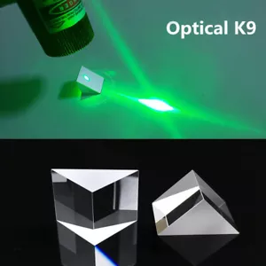 Optical Glass Isosceles Prism Right Angle Triangular Prism for Teaching Decor- - Picture 1 of 8
