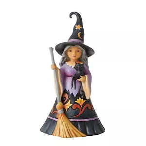 Jim Shore Heartwood Creek Sweet Little Witch Figurine 6012746 - Picture 1 of 5