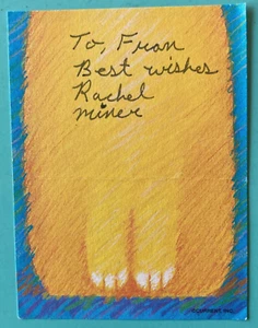 Rachel Miner Signed /Inscribed Note Paper Michelle on Guiding Light Supernatural - Picture 1 of 1