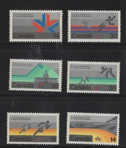 CANADA NO 757 to 762, 1978 COMMONWEALTH GAMES ,  MINT NH - Picture 1 of 1