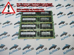 Samsung 64 GB (4x 16 GB) DDR3-1600 PC3-12800R HP 672612-081 CL11 15V - Picture 1 of 1