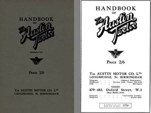 Austin 1928 - Manual de las doce publicaciones de Austin 577C - Imagen 1 de 1