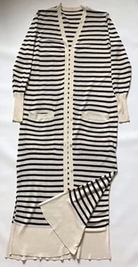 massimo dutti Long Cardigan Jacke Tunika M 36/38 Maritim Kein Etikett 🌹 - Bild 1 von 2