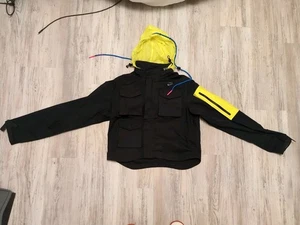 NIKE X BLANCO ROTO Chaqueta de Pista de Correr Negra para Mujer Rara Encontrar Nueva con Etiquetas - Imagen 1 de 5