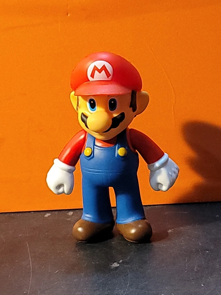 Super Mario Brothers Bros 5" Mario Figura de Acción Juguete Fiesta Decoración de Pasteles Foto 1 de 1