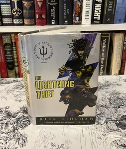 SIGNED! The Lightning Thief — Rick Riordan (HC) First Edition/2nd Print, ACCPT - Picture 1 of 20