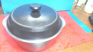 De colección -NEGRO-Club - Horno de cocina holandés - Olla de stock - 4 cuartos - con tapa de 10-1/4" - Imagen 1 de 6